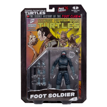 McFarlane TMNT Page Punchers Foot Soldier Actionfigur mit Comic 14cm 2025